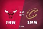 🏀公牛7人上双送骑士3连败 武切维奇24+15 加兰35+8 米切尔缺阵